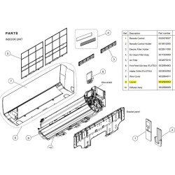 FUJITSU K9332900002 aka 9332900002 LOUVER ASU7~15RLF1