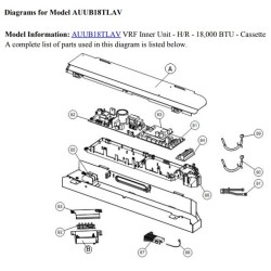 FUJITSU K9900533007  aka 9900533007 THERMISTOR ROOM AUUB VAB
