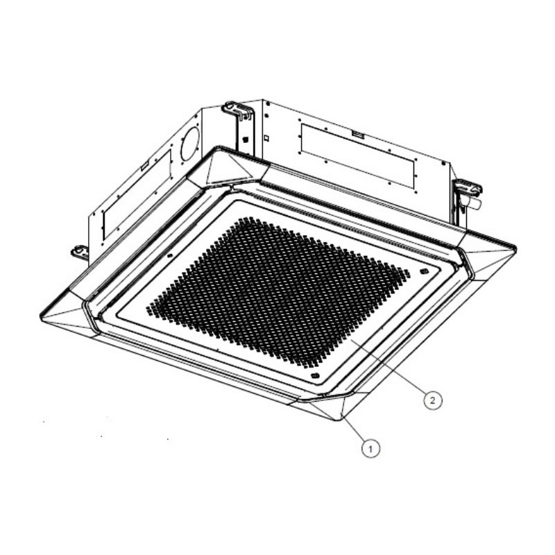FUJITSU K9381690046 aka 9381690046 INTAKE GRILLE ASSY
