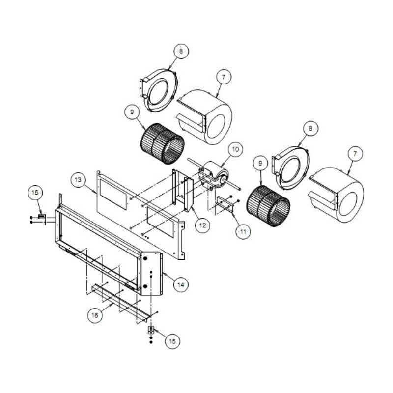 FUJITSU K9372059029 aka 9372059029 SIROCCO FAN ARUH VAB