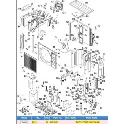 DAIKIN 2455992 BODY/ FOUR WAY VALVE