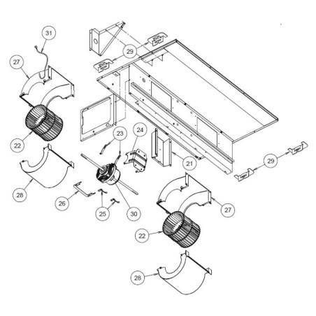 FUJITSU K9900826017 aka 9900826017 THERMISTOR ROOM VAB