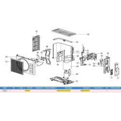 DAIKIN 4019825 OUTDOOR COIL ASSY.