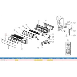 DAIKIN 4016063 FRONT COVER ASSY.
