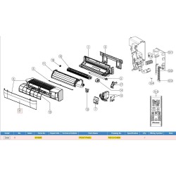 DAIKIN 4016065 FRONT PANEL