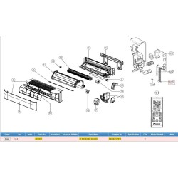 DAIKIN 4016072 IR RECEIVER BOARD