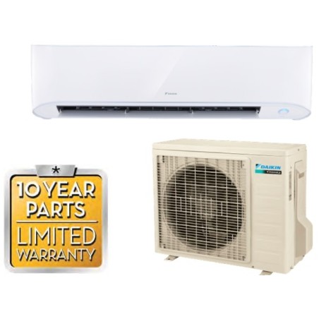 Daikin 9,000 btu 17 SEER Wall Mounted Heat Pump &  Air Conditioner Ductless Mini Split FTXB09AXVJU / RXB09AXVJU