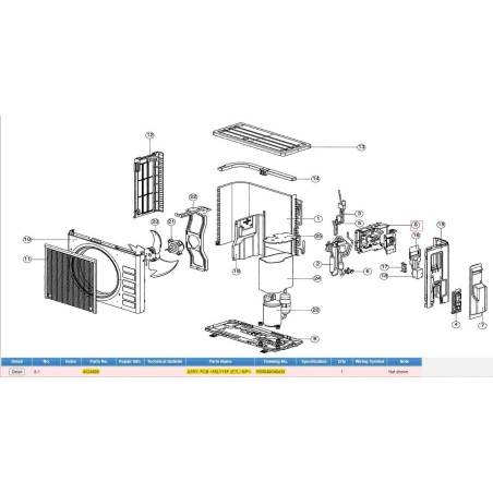 DAIKIN 4024886 ASSY, PCB