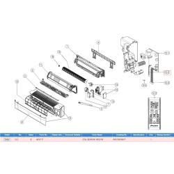 DAIKIN 4010117 COIL SENSOR/ INDOOR