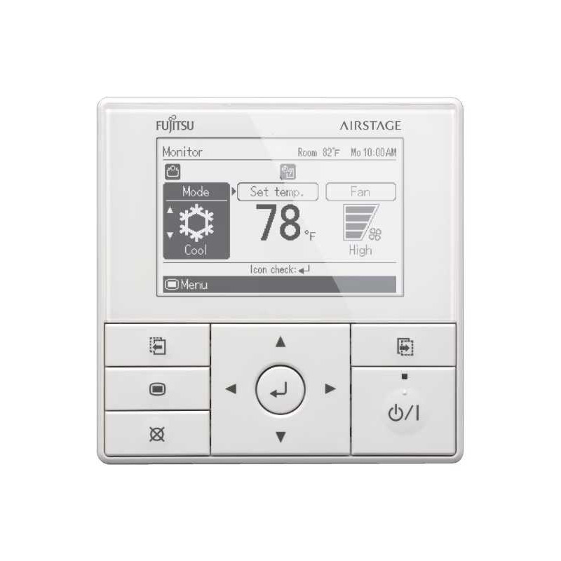 Fujitsu UTY-RVNUM Wired Remote Controller with Large backlight LED screen