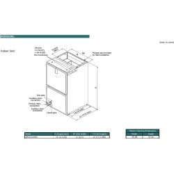 Fujitsu 24RGLXM 24,000 BTU 19.0 SEER Heat Pump & Air Conditioner Multi Position Air Handling System AMUG24LMAS / AOU24RGLX