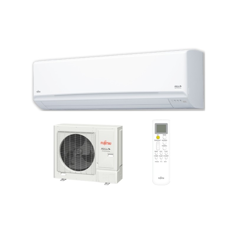 Fujitsu 36LPAS1 33,000 BTU 18 SEER Heat Pump & Air Conditioner Ductless Mini Split ASUH36LPAS / AOUH36LPAS1