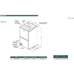 Fujitsu 48LMAS1 45,600 BTU 17.0 SEER Heat Pump & Air Conditioner Multi Position Air Handling System AMUG48LMAS / AOUG48LMAS1