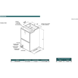 Fujitsu 30LUAH1M 28,600 BTU 19.1 SEER Heat Pump & Air Conditioner Multi Position Air Handling System AMUG30LMAS / AOUH30LUAH1