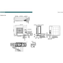 Fujitsu 30LUAH1M 28,600 BTU 19.1 SEER Heat Pump & Air Conditioner Multi Position Air Handling System AMUG30LMAS / AOUH30LUAH1