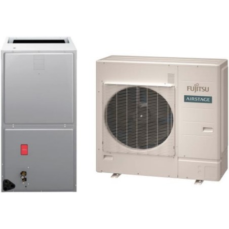 Fujitsu 30LUAH1M 28,600 BTU 19.1 SEER Heat Pump & Air Conditioner Multi Position Air Handling System AMUG30LMAS / AOUH30LUAH1