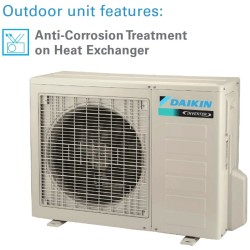 Daikin 11,000 btu 17 SEER Wall Mounted Heat Pump & Air Conditioner Ductless Mini Split FTXB12AXVJU / RXB12AXVJU