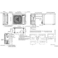 Daikin 15,000 btu 20 SEER Heat Pump & Air Conditioner Ductless Mini Split FTX15NMVJUA / RXL15QMVJUA