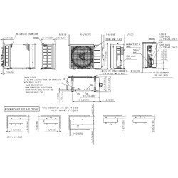 Daikin 9,000 btu 20 SEER Heat Pump & Air Conditioner Ductless Mini Split FTX09NMVJUA / RXL09QMVJUA