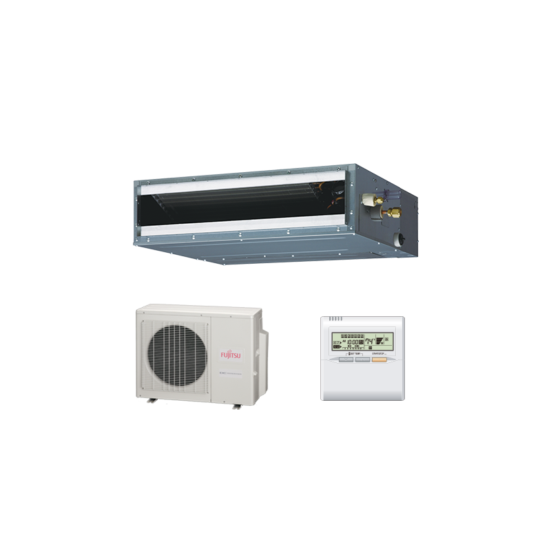Fujitsu 9RLFCD 9,000 BTU 21.5 SEER Heat Pump & Air Conditioner Ductless Mini Split ARU9RLF / AOU9RLFC