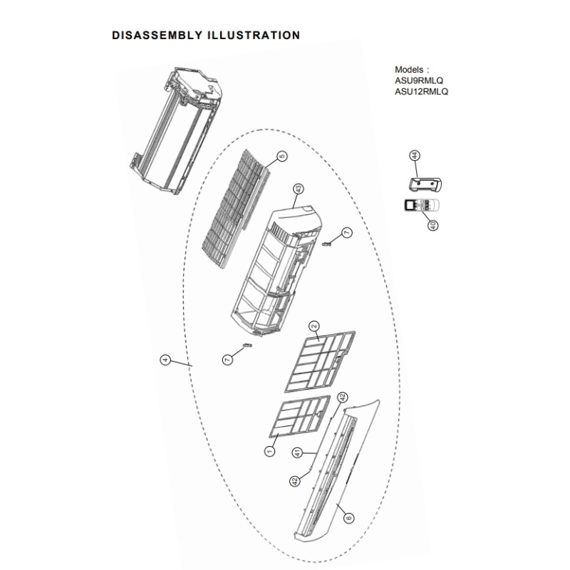 FUJITSU K9314247064  aka 9314247064 Front Panel Total Assy