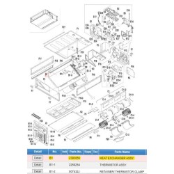 DAIKIN 2393056 HEAT EXCHANGER ASSY.