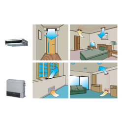 FUJITSU 18RLFCD 18,000 BTU 19.7 SEER Heat Pump & Air Conditioner Ducted Mini Split ARU18RLF / AOU18RLFC