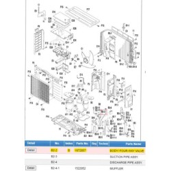 DAIKIN 1672857 BODY/ FOUR-WAY VALVE