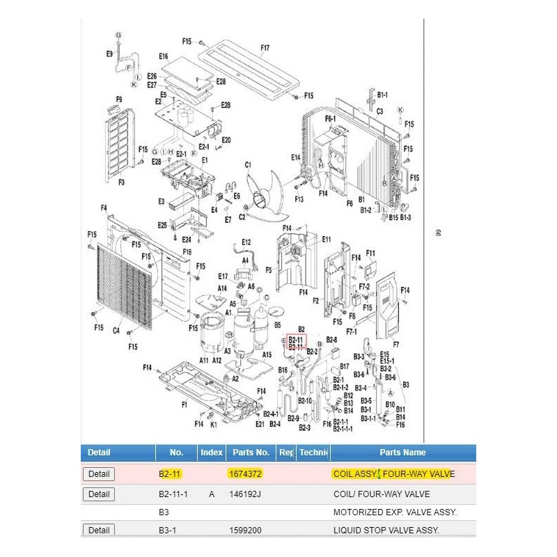 DAIKIN 1674372 COIL ASSY./ FOUR-WAY VALVE