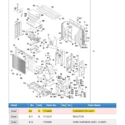 DAIKIN 1724998 THERMISTOR ASSY.