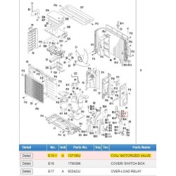 DAIKIN 137195J COIL/ MOTORIZED VALVE