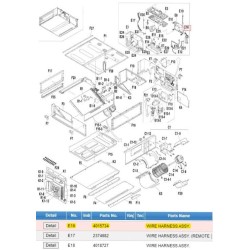 DAIKIN 4015734 WIRE HARNESS ASSY.