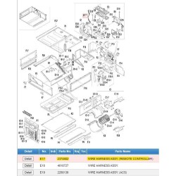 DAIKIN 2374682  WIRE HARNESS ASSY. (REMOTE CONTROLLER)
