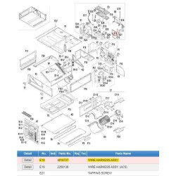 DAIKIN 4018727  WIRE HARNESS ASSY.