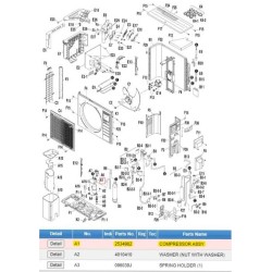 DAIKIN 2534982 COMPRESSOR ASSY.