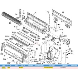 DAIKIN 5012394 AIR OUTLET ASSY.