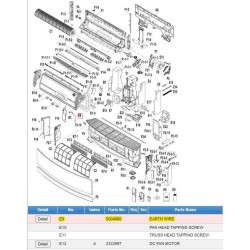 DAIKIN 5004080 EARTH WIRE