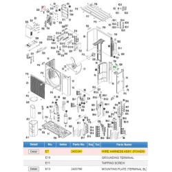 DAIKIN 2433341 WIRE HARNESS ASSY. (POWER)WIRE HARNESS ASSY. (POWER)