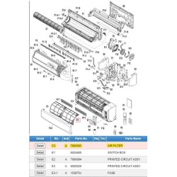 DAIKIN 7900093 AIR FILTER