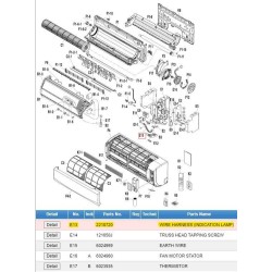 DAIKIN 2218720 WIRE HARNESS (INDICATION LAMP)
